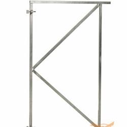 Stalen Poortframe Verstelbaar 100 x 155 cm. Vuurverzinkt 926731 =V