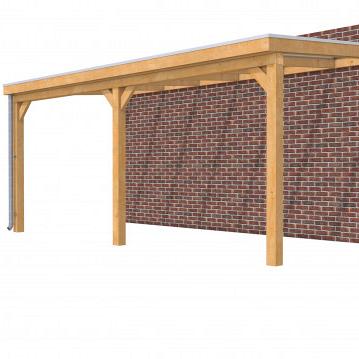 Hillhout douglas veranda Excellent 600, 612 x 310 cm, dakplaat helder, onbehandeld.