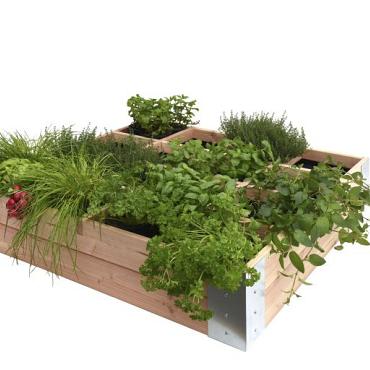 Douglas Minigarden Vierkante Meter 100 x 100 x 20 cm. Onbehandeld  W36005