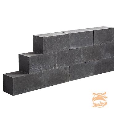 Linea Palissaden Strak 15 x 15 cm Black