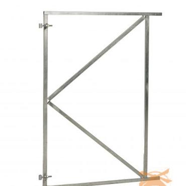 Stalen Poortframe Verstelbaar 120 x 155 cm. Vuurverzinkt 926782 =V