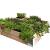 Douglas Minigarden Vierkante Meter 100 x 100 x 20 cm. Onbehandeld  W36005