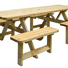 Picknicktafel Family, Bladmaat 70 x 240 cm.  W11032