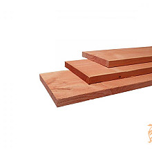 Douglas Fijnbezaagde Plank 2,2 x 20,0 x 400 cm. Onbehandeld  W31420 =V