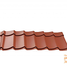 Dakpanplaten t.b.v. Douglasvision Kapschuur Comfort 600 x 320 cm. Terracotta